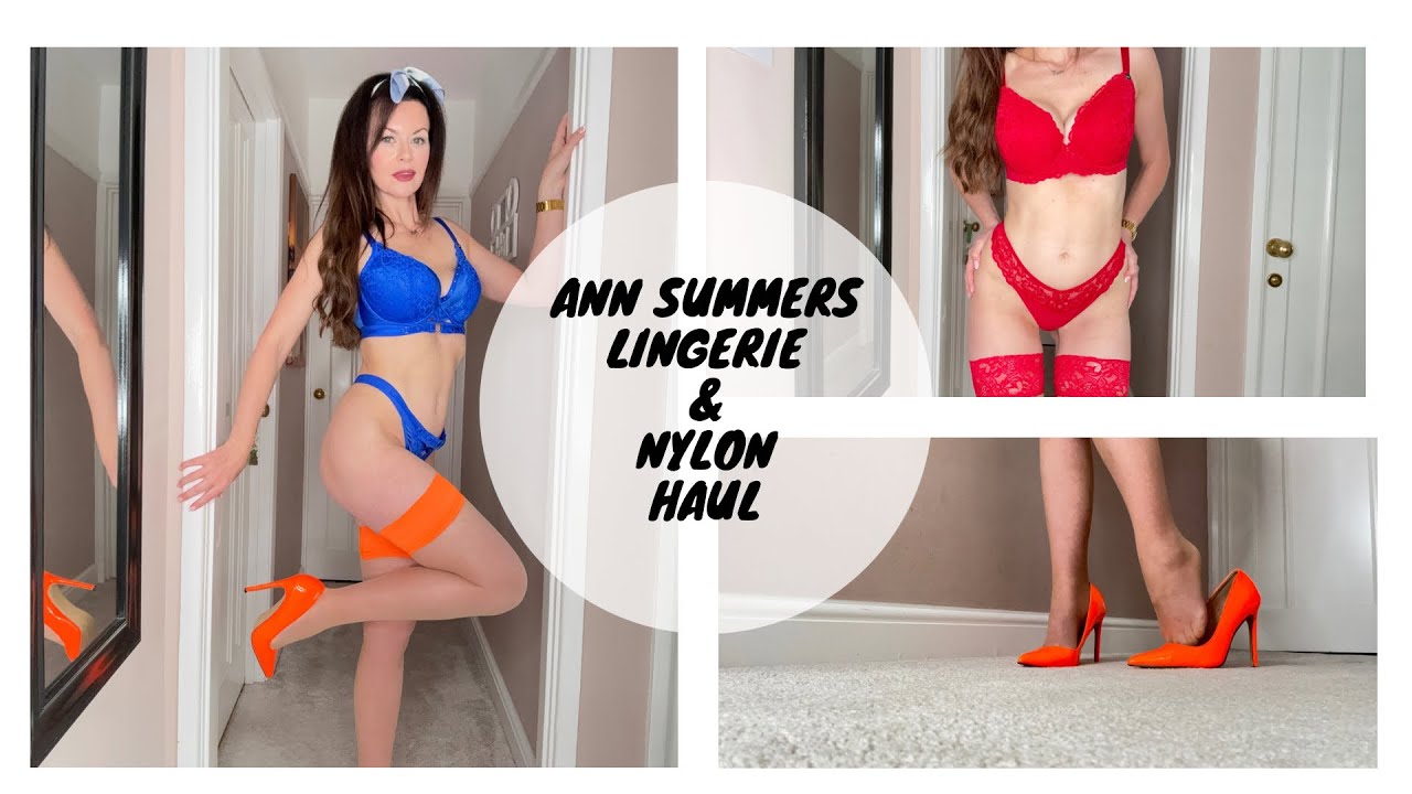 Ann Summers Lingerie & Nylon Haul ~ Try On ~ With Shoe Play!