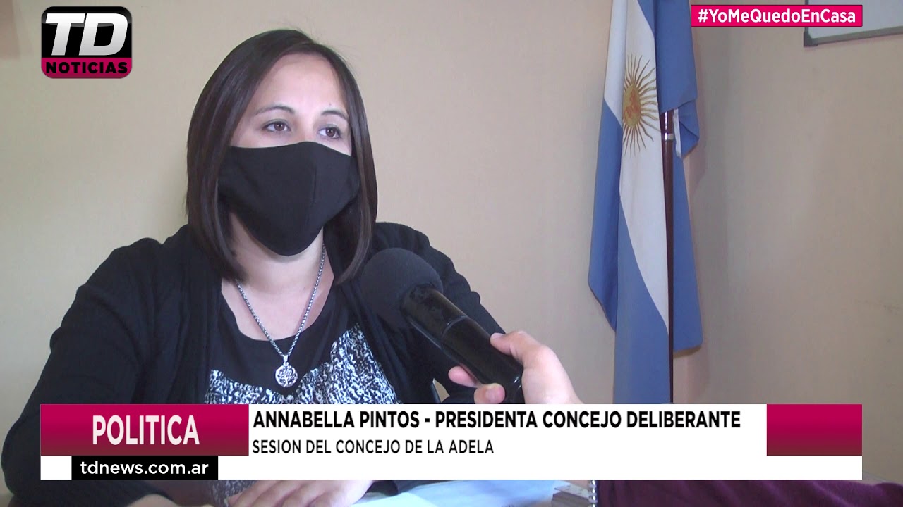 ANNEBELLA PINTOS   SESION DEL CONCEJO DE LA ADELA 15 10 20