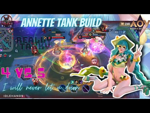 Annette Tank Build || 4 Vs 5 - AOV (@idlehands1571 )