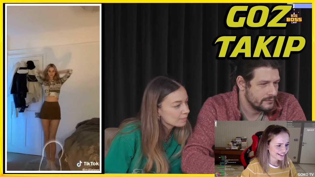 Annna Deniz tepkikolik youtuber çiftlerin göz takip cihazına bağlandığı videoyu izliyor