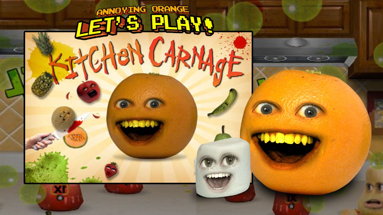 Annoying Orange - KITCHEN CARNAGE w/ Marshmallow
