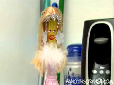 Annoying Orange Death-Water Attack-Lady Pasta