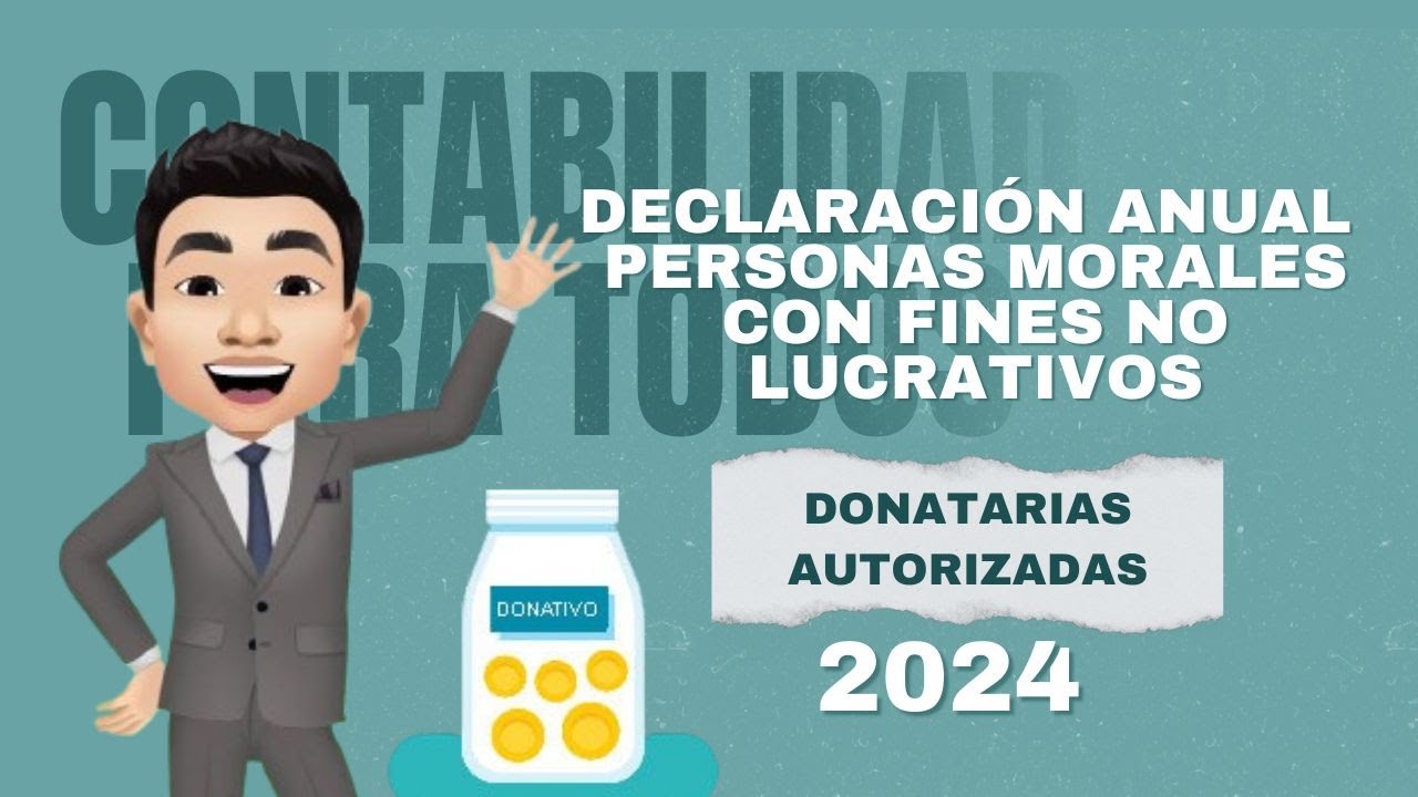 Annual declaration 2024 non-profit legal entities new format AUTHORIZED DONATES