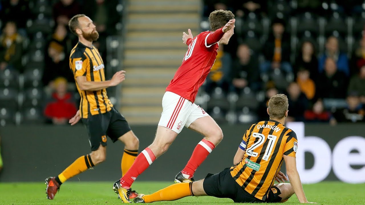 Another angle of Dowell's hat-trick