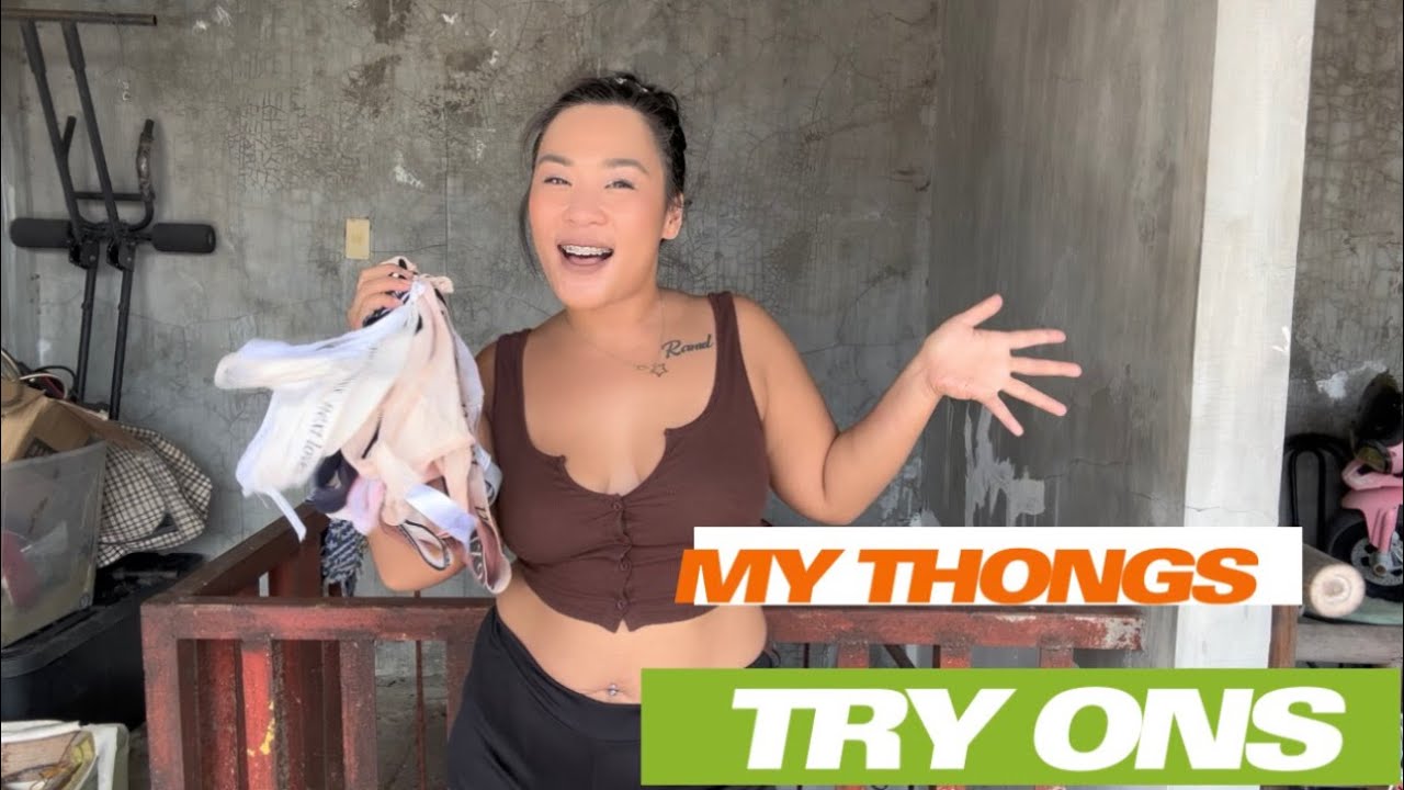ANOTHER BRAND NEW THONGS TRY ONS  #haul |  JULIA EVANGELINE UNITE