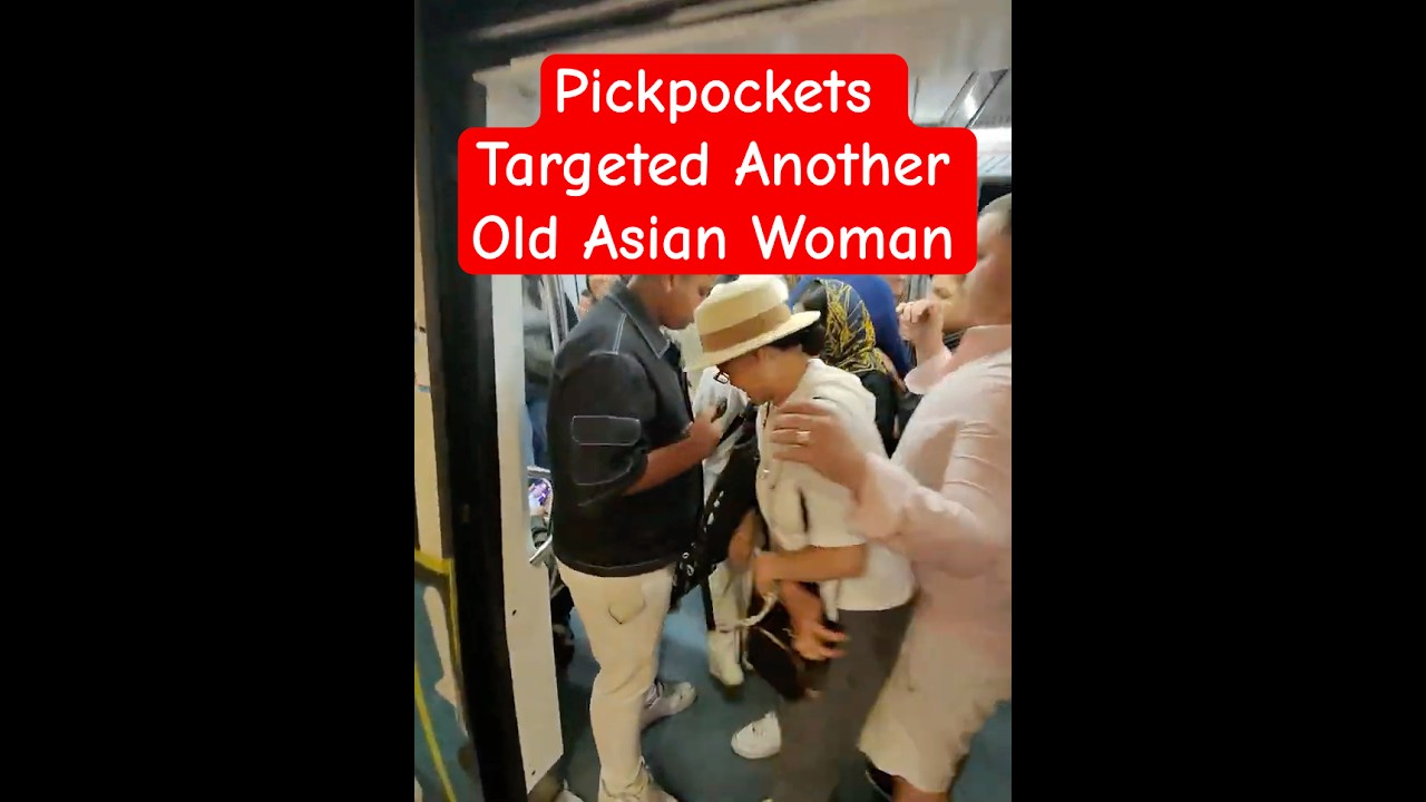‼️🚨Another Old Asian Woman Was The Target ##Pickpocket #Pickpockets #Rome #Safety #italy #Travel