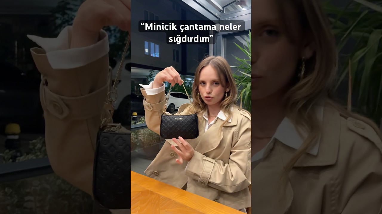 Çantamıza her şey sığar teşekkürler
