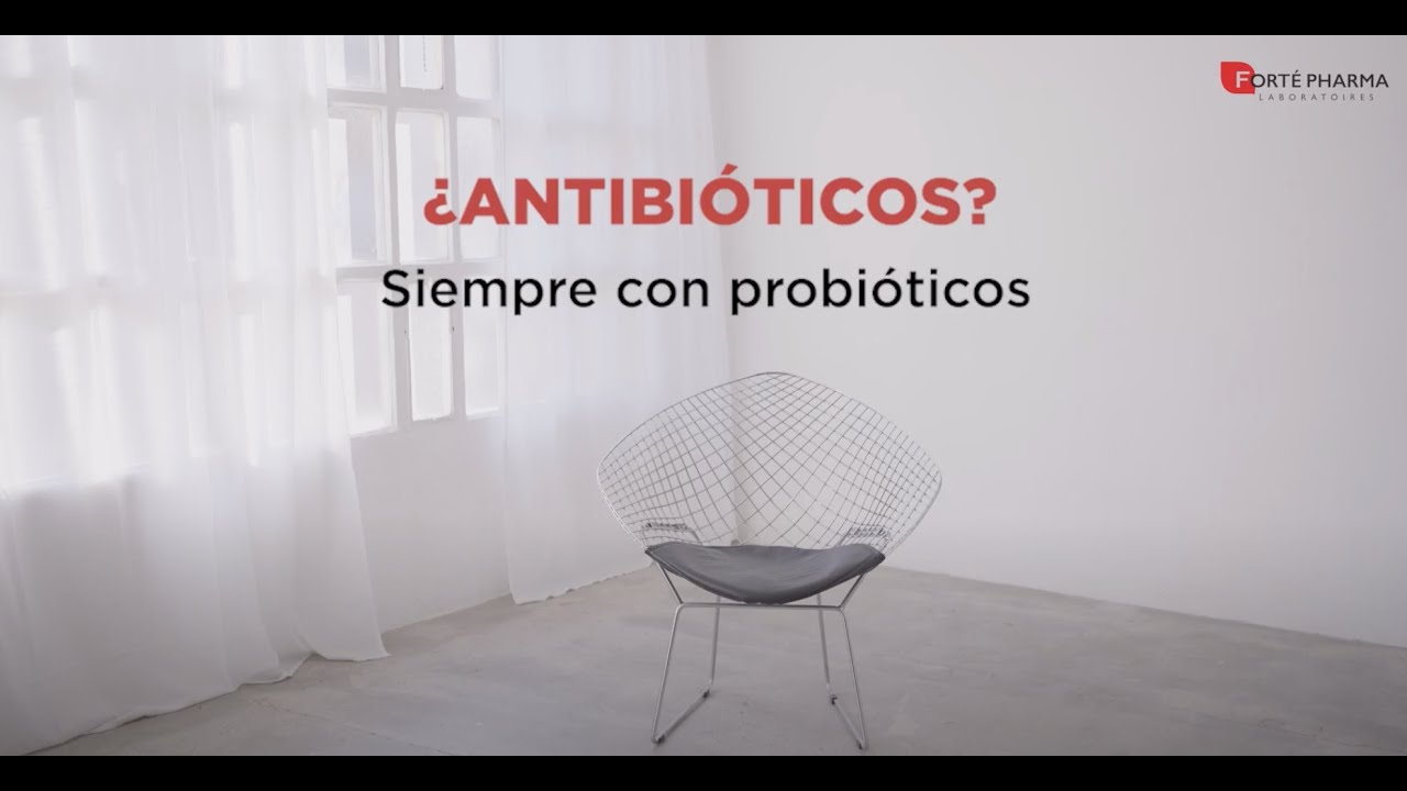 ¿ANTIBIÓTICOS? Siempre con probióticos.