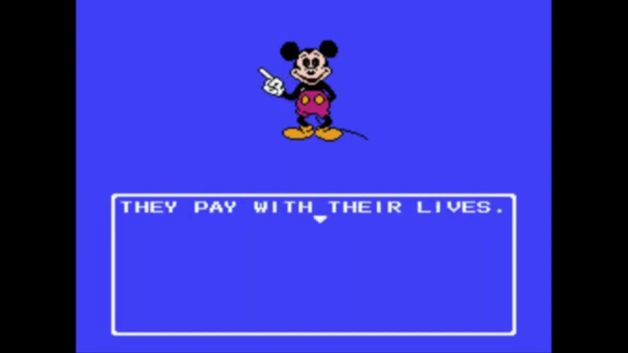 Anti-Piracy Game Screen (with Mickey's voice!) - Mickey Mouse Adventures in the Magic Kingdom