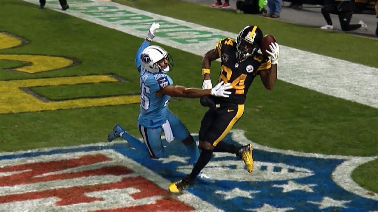 Antonio Brown INSANE One-Handed Helmet Catch! | Titans vs. Steelers | NFL