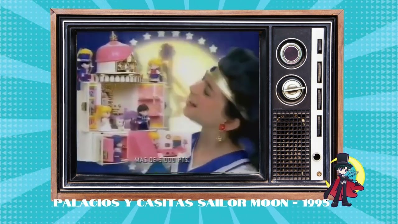 Anuncios Retro Sailor Moon Bandai -Casitas, palacios, muñecas y patrocinio