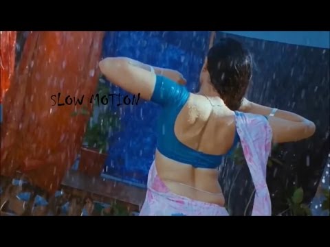 Anuya hot & wet body show in rain SLOW MOTION