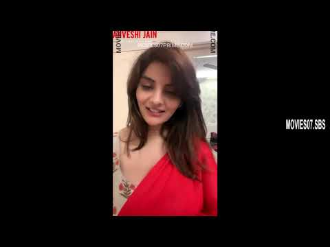 anveshi jain hot saree live