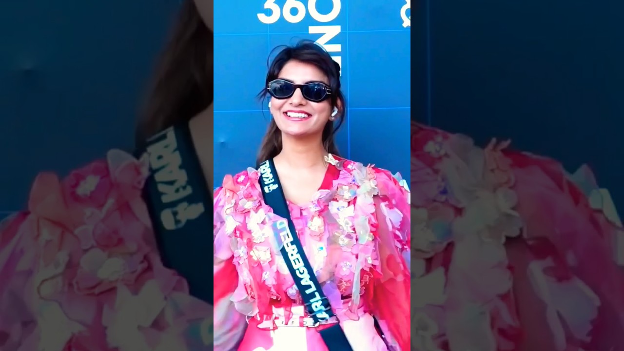 Anveshi Jain look stylish at AJIO Luxe Weekend at Jio World Garden #shorts #anveshijain  #viral