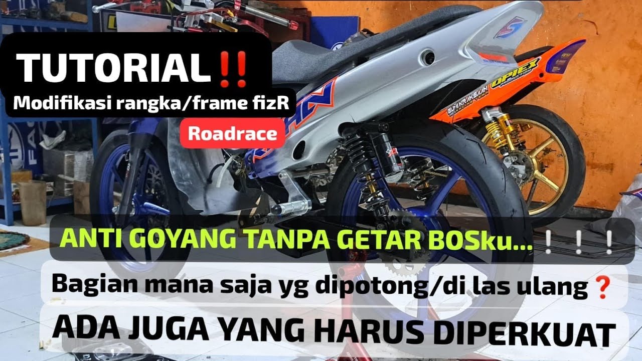 APA SAJA YANG DIRUBAH PADA FRAME FIZR ROAD RACE❓️