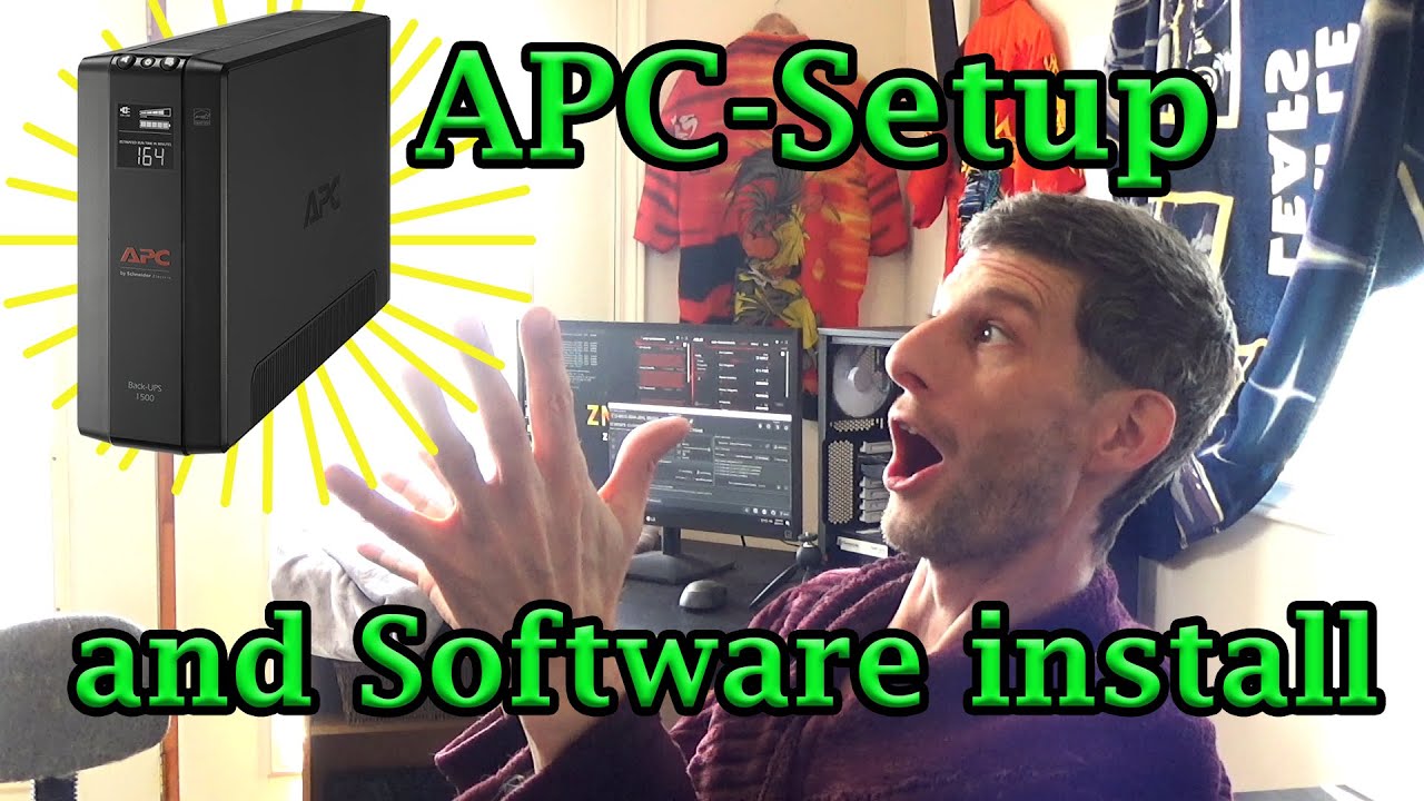 APC ups backup setup and install software safely shutdown computer