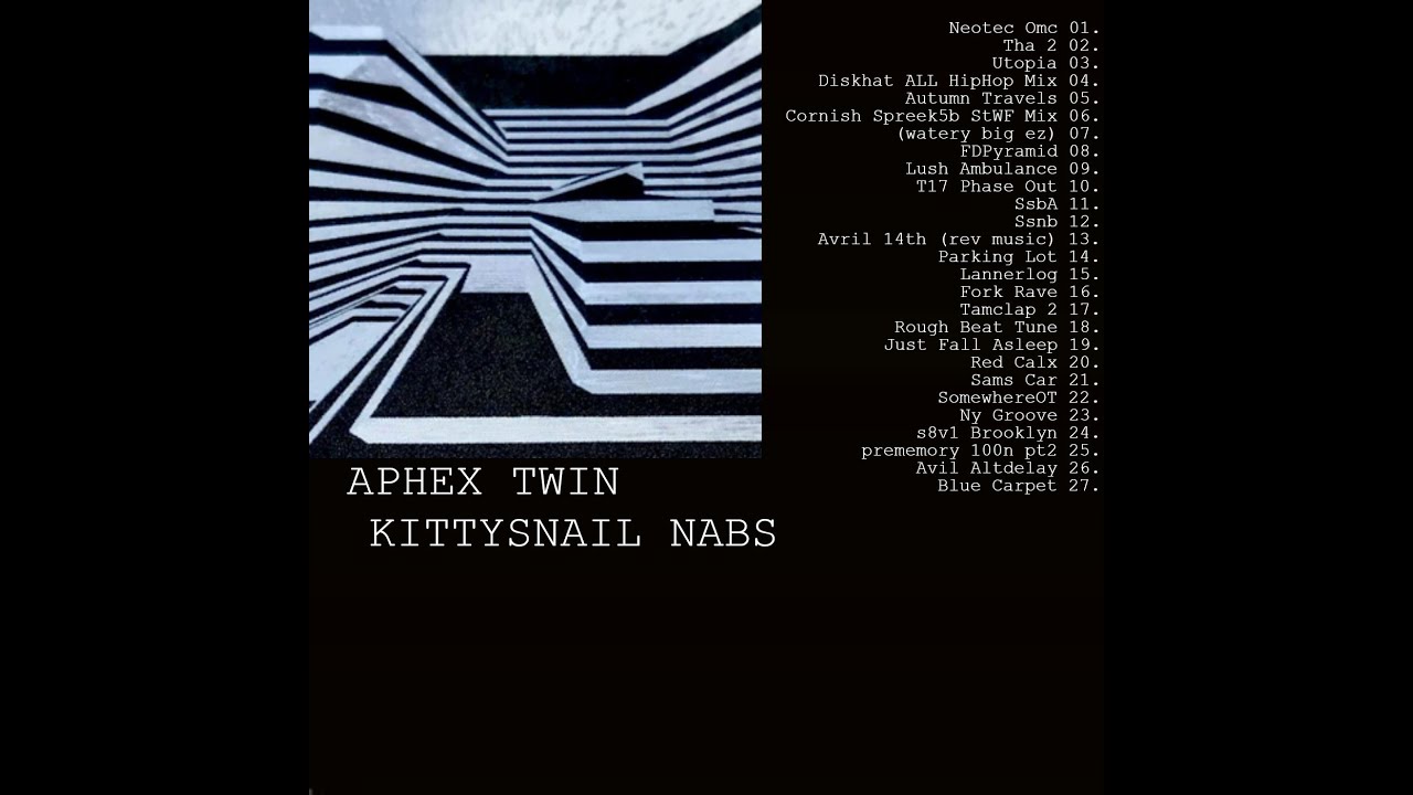 Aphex Twin - Kittysnail Nabs [Full Soundcloud Compilation]