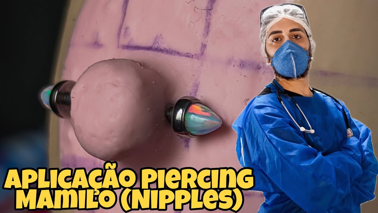 Aplicação de piercing - Mamilo (Nipples) #Shorts