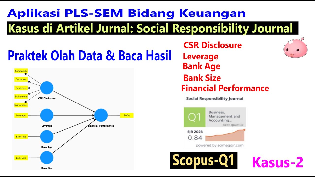 Aplikasi PLS SEM Bidang Keuangan dengan SmartPLS, Contoh Kasus 2