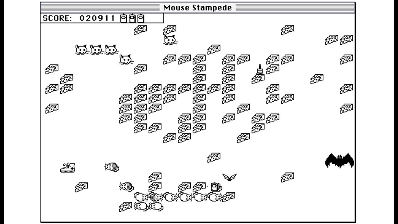 Apple Macintosh Longplay - Mouse Stampede (1984) Mark of the Unicorn (MOTU)