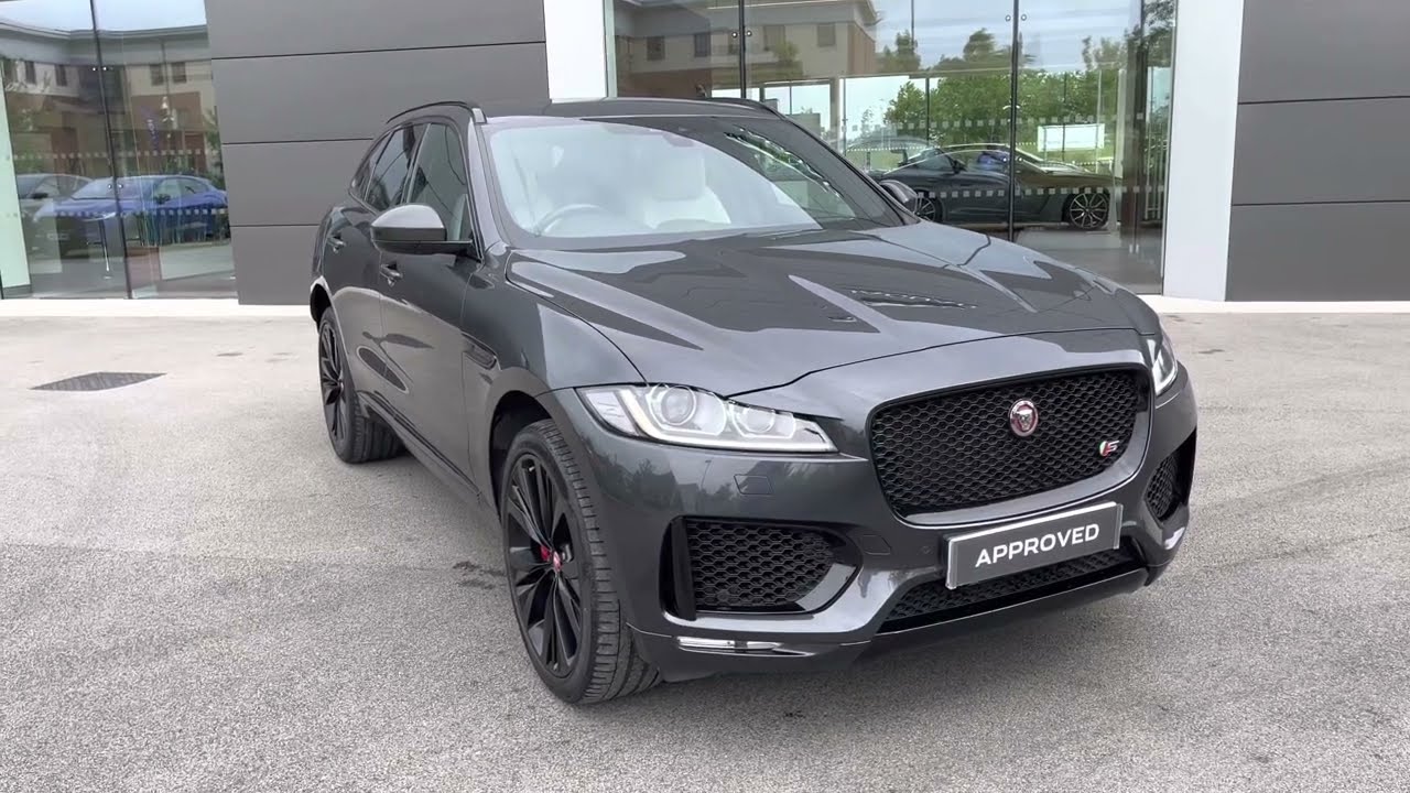 Approved Used Jaguar F-Pace S 3.0 V6 300PS AWD in Carpathian Grey  - DG67CTO - Jaguar Crewe