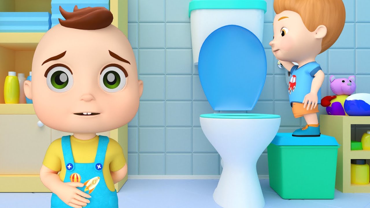 Aprendendo a Ir Ao Banheiro Sozinho! Baby Berry Português - Músicas Infantis e Desenhos