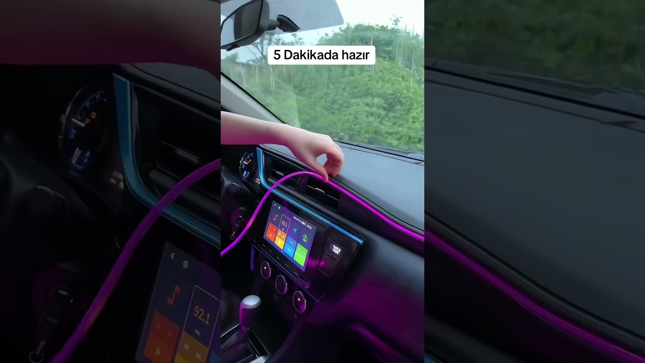 Araç İçi Dekoratif LED Ambiyans Şerit Işık