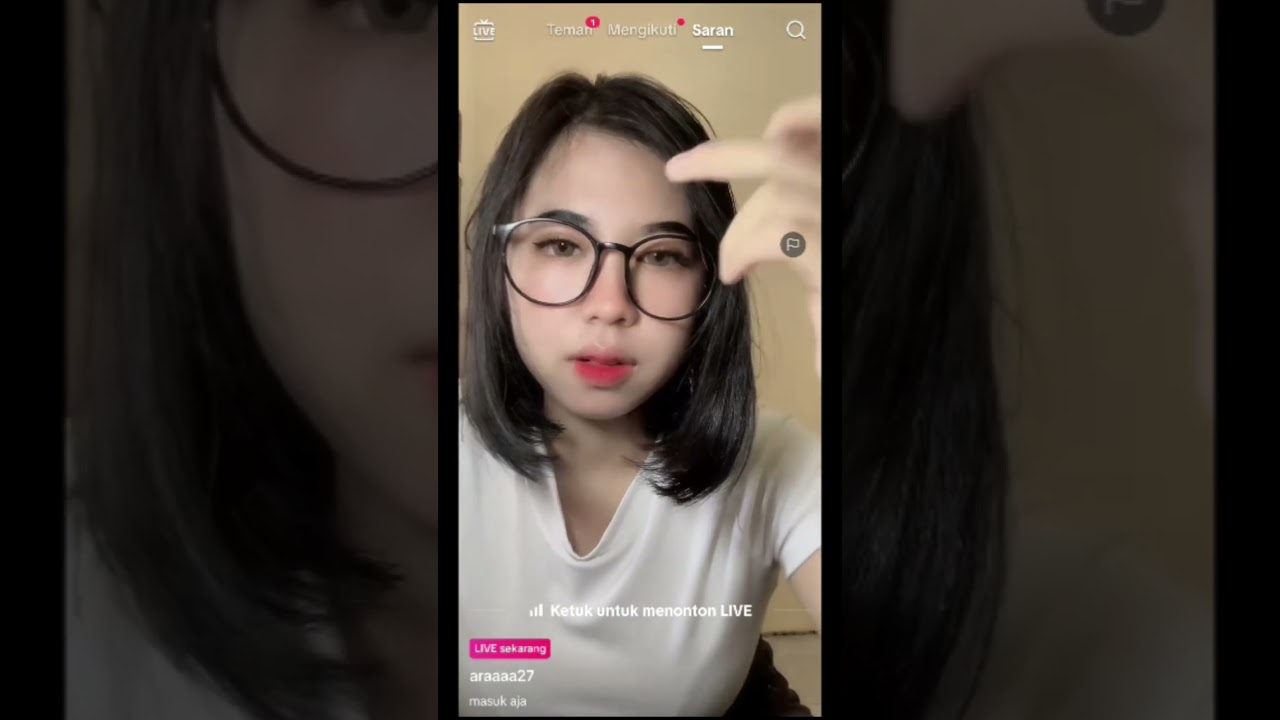 araaa27 live tiktok berdiri