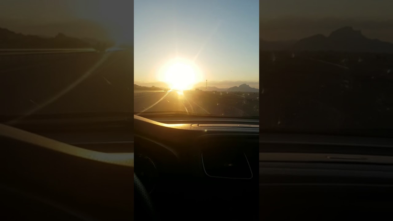 ARABA SNAP  Zor bela gün batımı