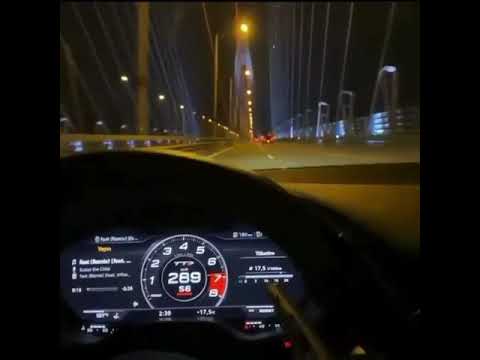 #ARABA #SNAP #STORY #İNSTAGRAM ARABA SNAPLERİ İSTANBUL KÖPRÜSÜ AUDİ RS6 HIZ DENEMESİ GECE 280KMH