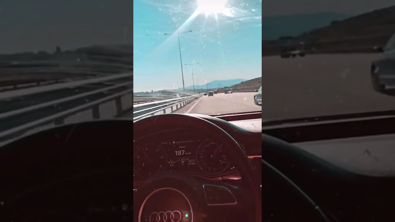 Araba Snapleri Audi Hız 210 Km   Audi Snap