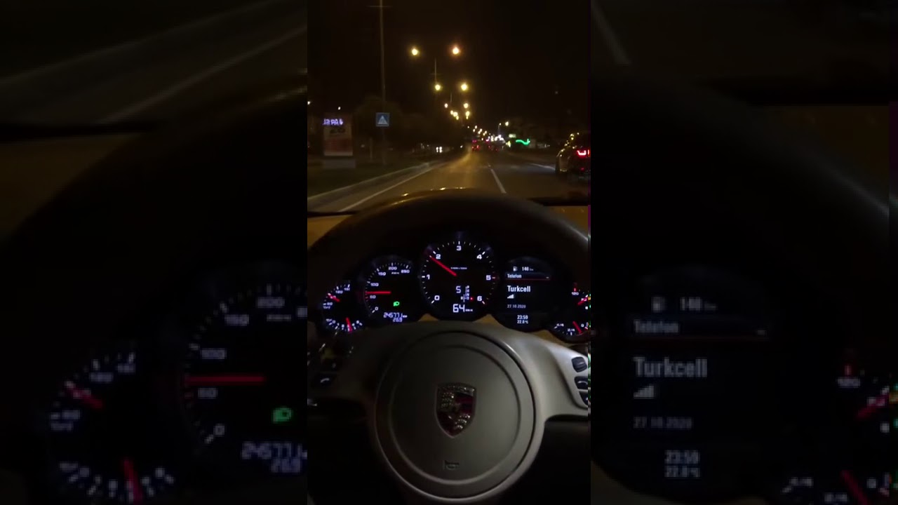 Araba Snapleri Gece / Porsche / İbrahim Tatlıses