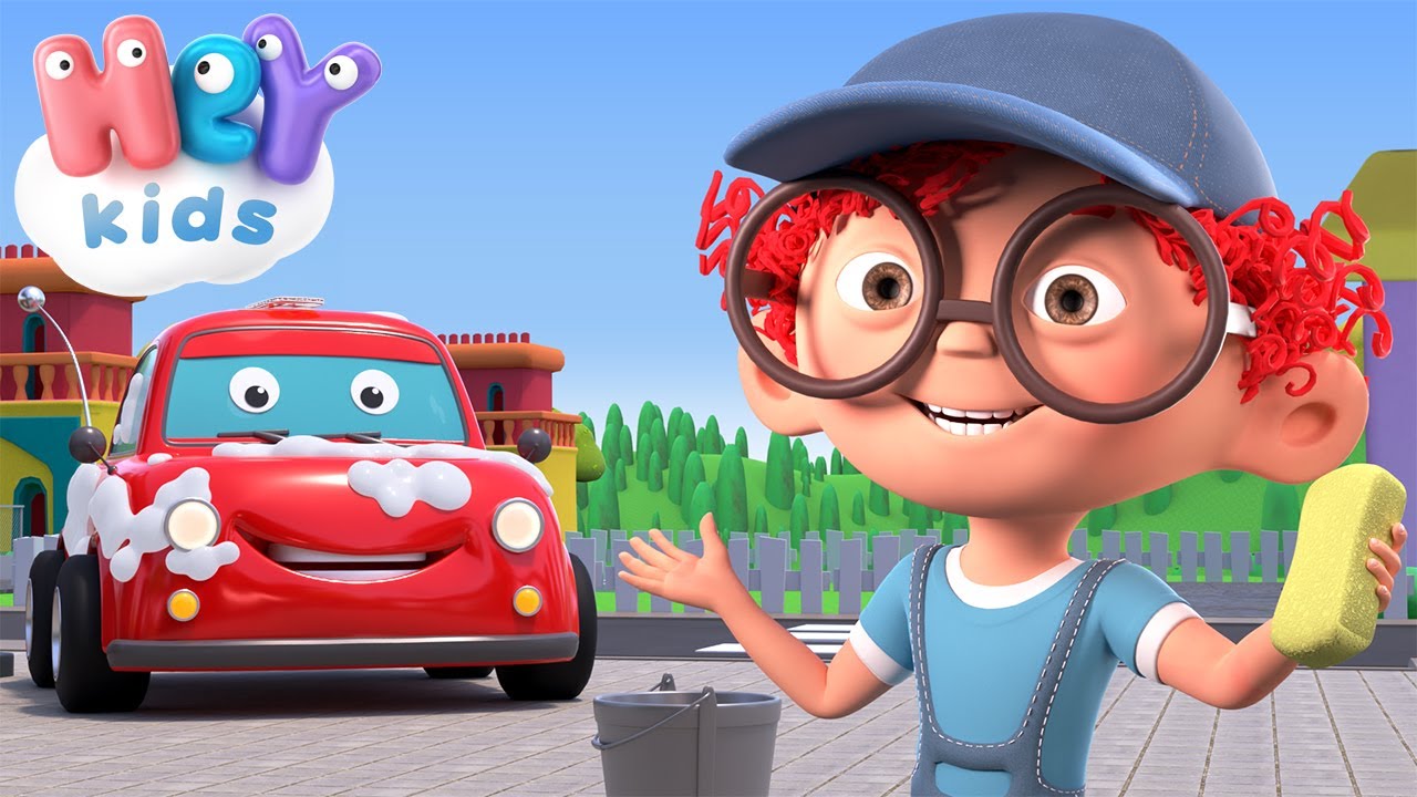 Araba Yikama şarkisi 🚗 Arabalar çizgi film | HeyKids - Bebek şarkıları türkçe