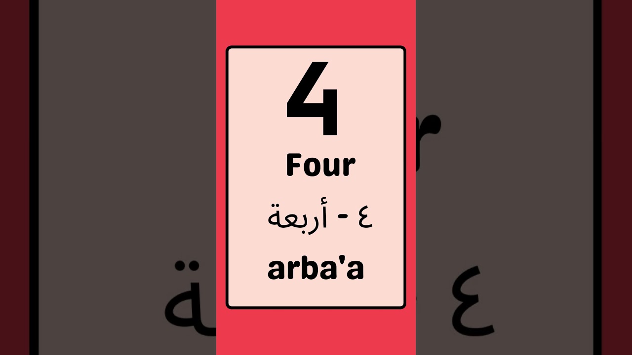 Arabic Numbers 1-10!  #arabicnumbers #arabic #arabiclanguage