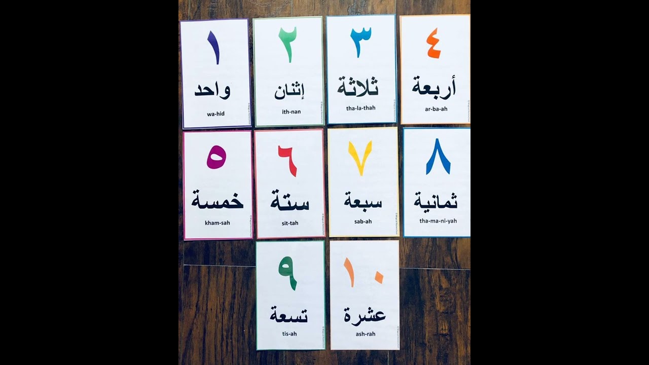 Arabic numbers 1-10 #shorts #pronunciation #arabic #language #trending #education #language #yt