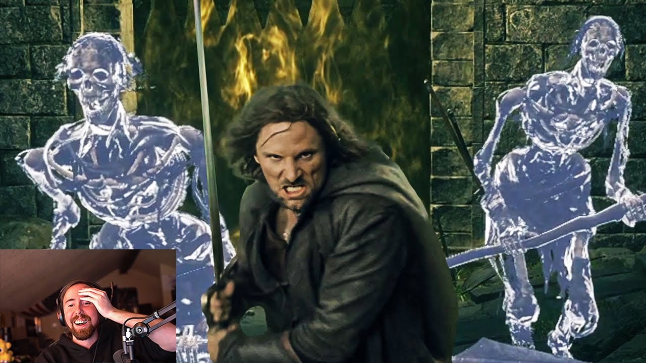 Aragorn in ELDEN RING | Asmongold Reacts