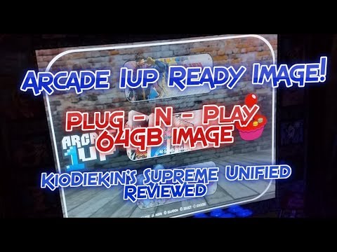 Arcade 1UP Retropie Arcade Image Supreme 64GB Unified Plug-N-Play Mod for Raspberry Pi 3 A/B/B+