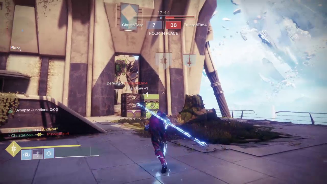ArcStaff Hunter Eliminates Golden Gunner With Their Own Golden Gun Shot