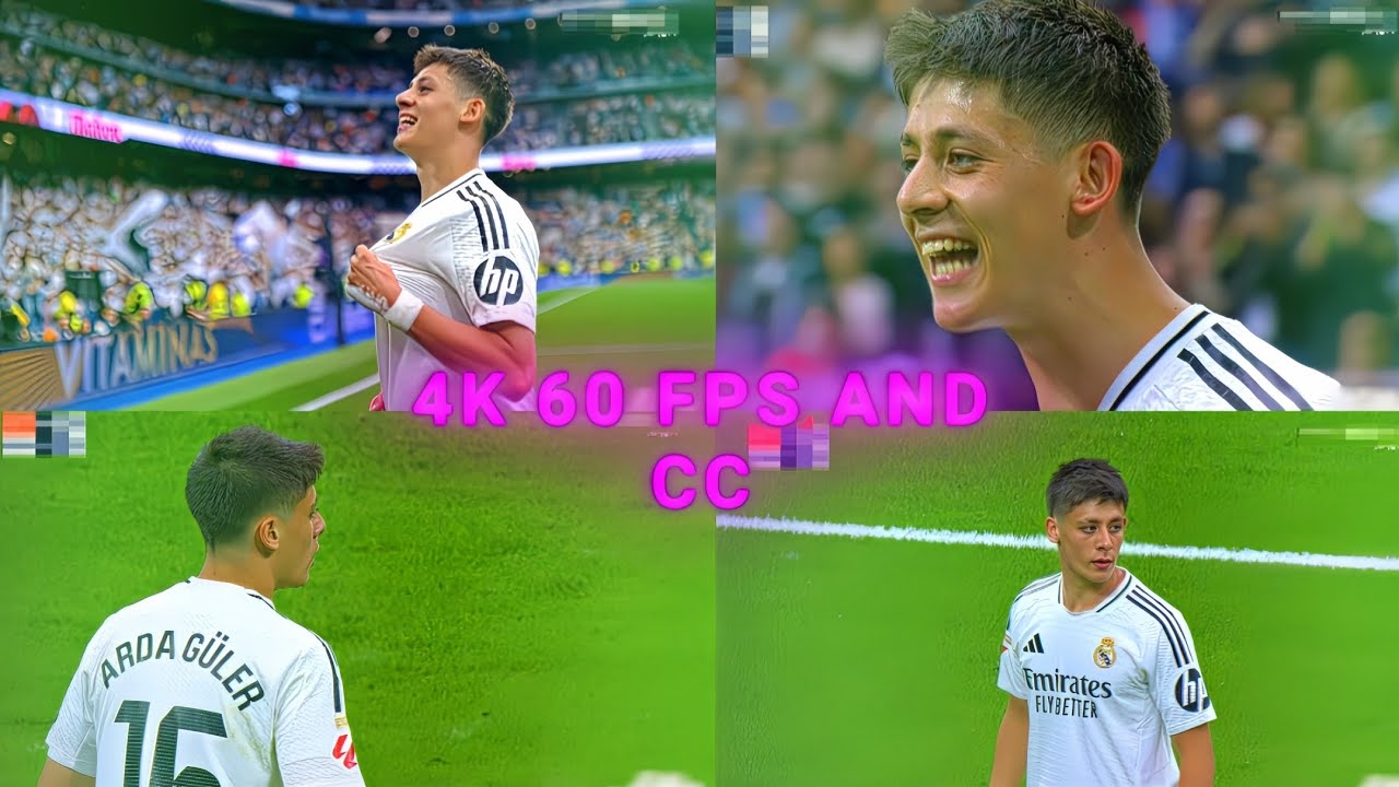 ARDA GULER GOAL 4K 60 FPS | WITH CC | NO WATERMARK.