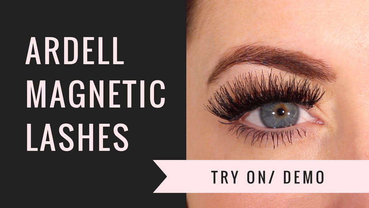 ARDELL MAGNETIC LASHES WISPIES TRY ON/ DEMO