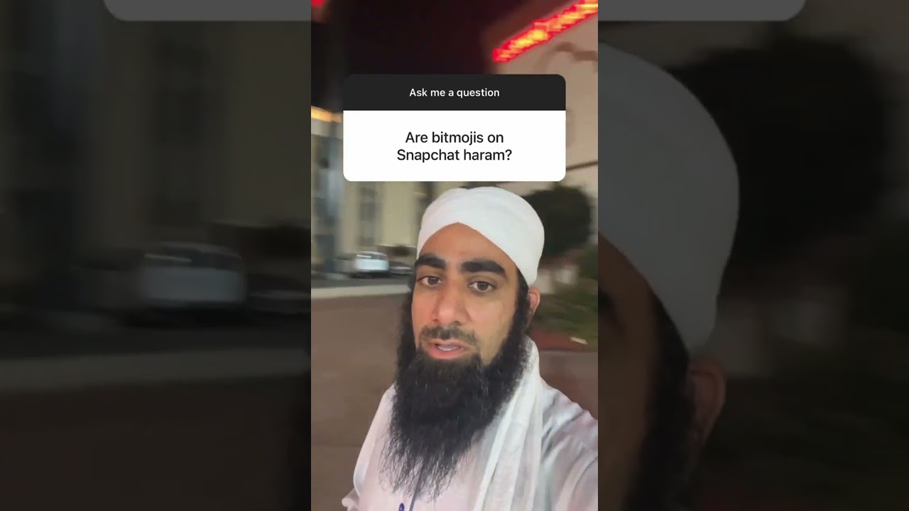 Are bitmojis on Snapchat haram?