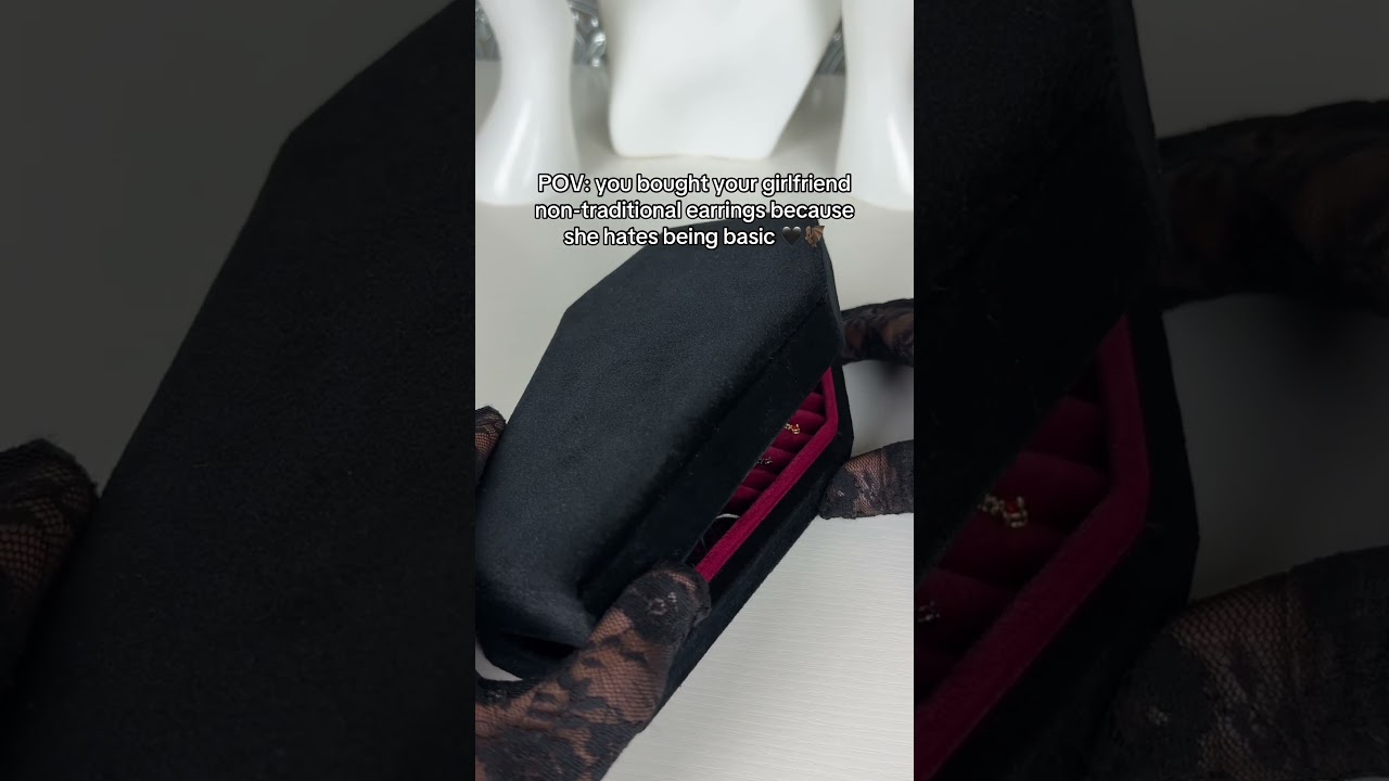 Are they creepy? #grunge #goth #alternativejewelry #y2kaesthetic #gothgirl