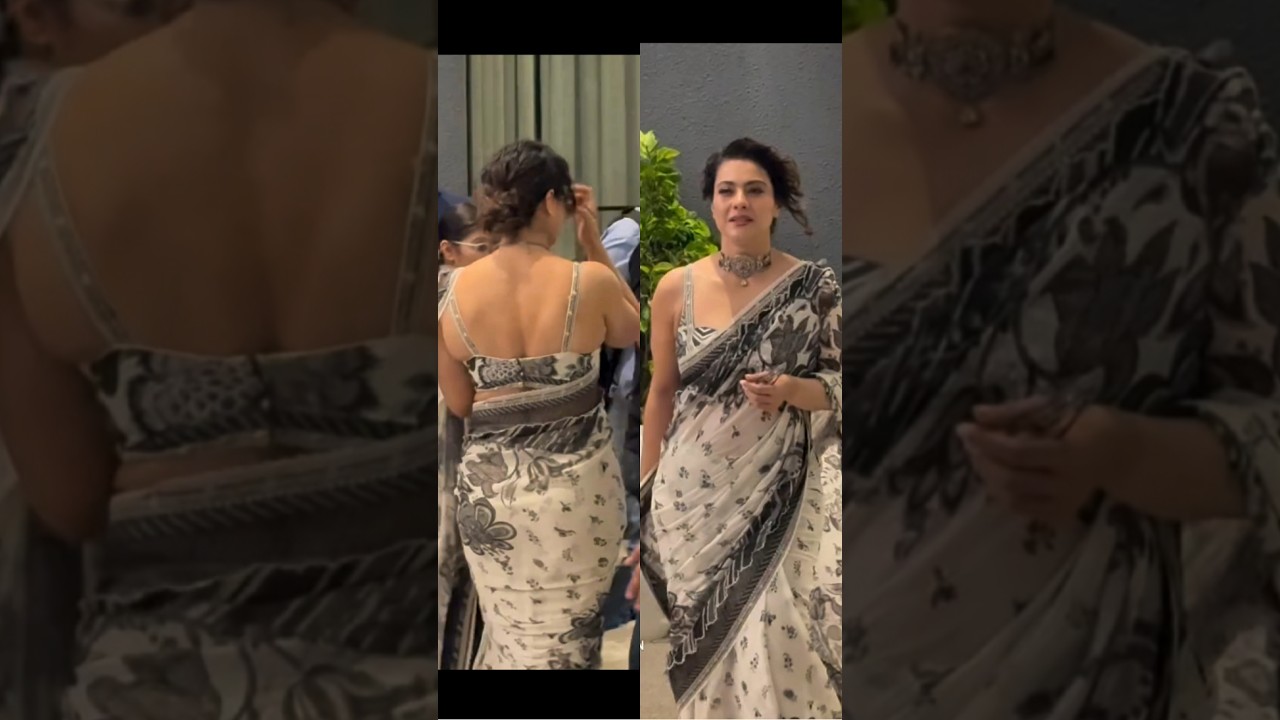 Arey baap re...Kajol Devgan ko aage se peeche se dekh kar kon bolta hai 50 saal ho gayi hai 😱🥵