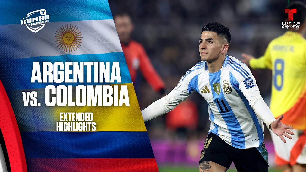 Argentina vs Colombia | Highlights Rumbo al Mundial | Telemundo Deportes