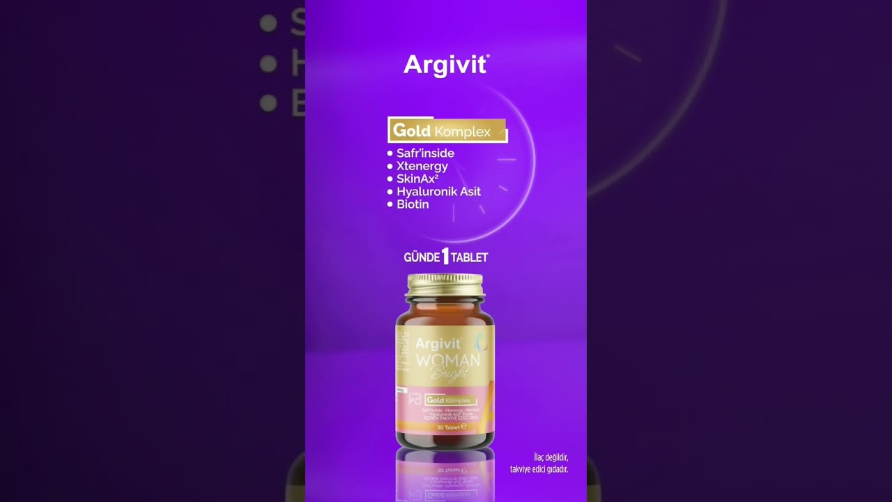 Argivit Woman Bright ile gün boyu canlı kalmak senin elinde!