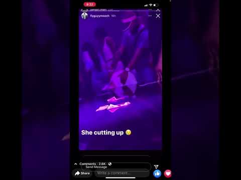 Ari twerking on another n!gga at the club MONEYBAG YO reacts