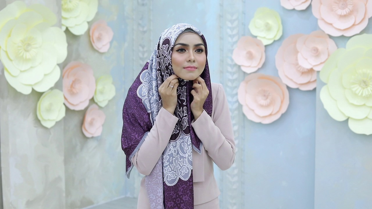 ARIANI : TUTORIAL CARA PEMAKAIAN SQUARE ELLE PRINTED EYELASH