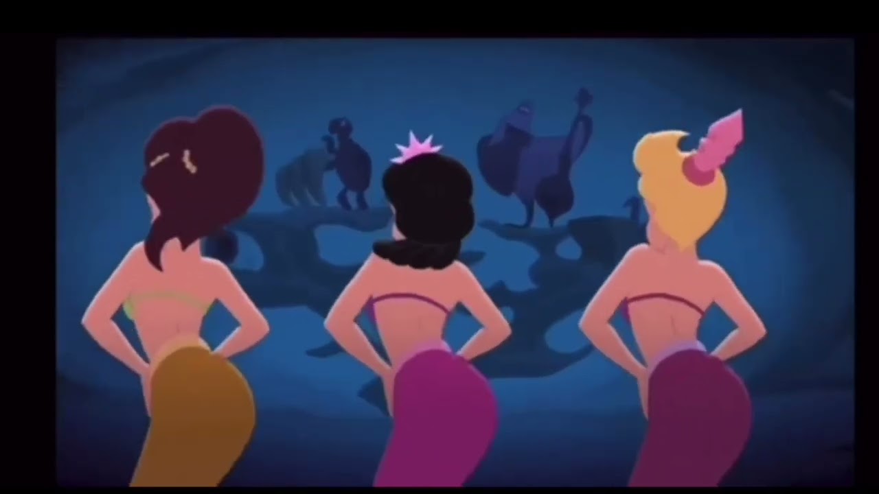 Ariel’s sisters butt swaying for 10 minutes