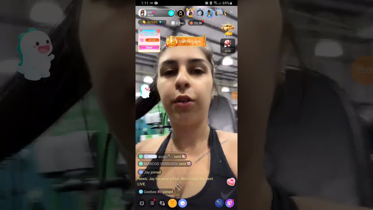 ARII Gym Accessories at Bigo Live Usa