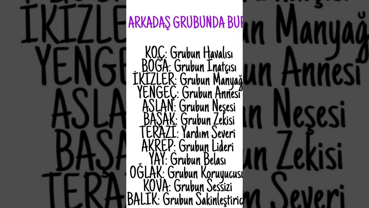 Arkadac gurubun  uyelrru